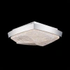 Modern Forms Kenji Dimmable Led Flush Mount With Reclaimed Crystal Diffuser In White