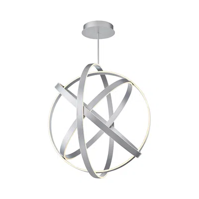Modern Forms Kinetic 38" Wide Titanium Finish Modern Led Orb Pendant