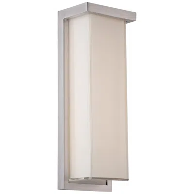 Modern Forms Ledge 14" High Brushed Aluminum Led Outdoor Wall Light
