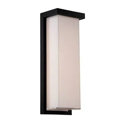 Modern Forms Ledge 14"h X 5"w 1-light Outdoor Wall Light In Black
