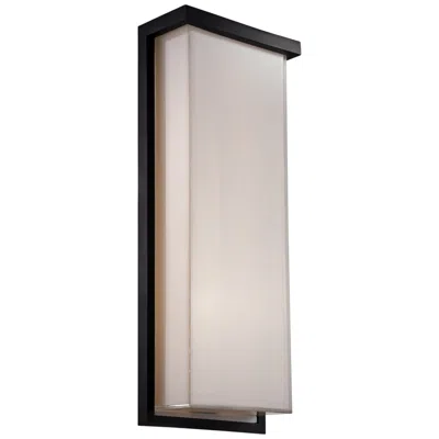 Modern Forms Ledge 20" High Black Led Outdoor Wall Light