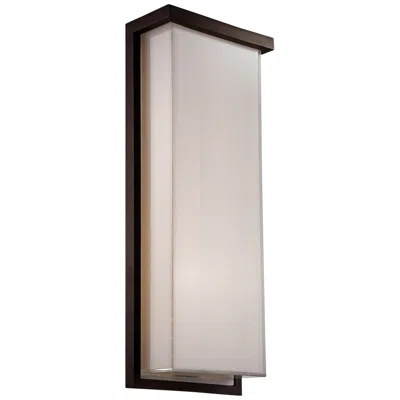 Modern Forms Ledge 20" High Bronze Led Outdoor Wall Light