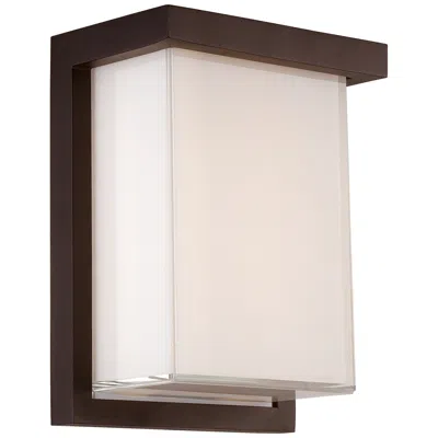 Modern Forms Ledge 8" High Bronze Led Outdoor Wall Light