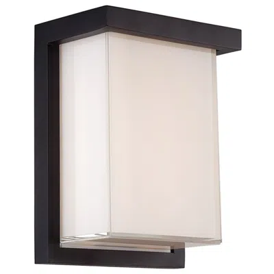 Modern Forms Ledge 8"h X 6"w 1-light Outdoor Wall Light In Black
