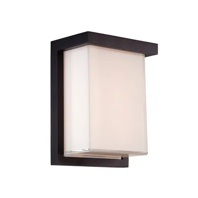 Modern Forms Ledge 8"h X 6"w 1-light Outdoor Wall Light In Black