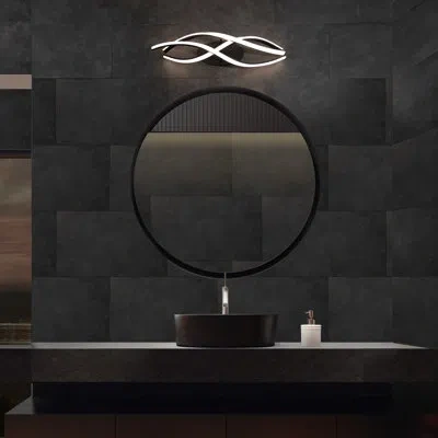 Modern Forms Lior 3 - Light Dimmable Led Vanity Light In Matte Black