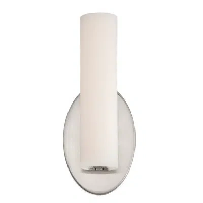Modern Forms Loft 1 - Light Led Dimmable Armed Sconce In Brushed Nickel