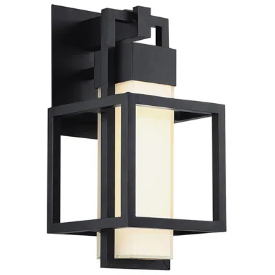Modern Forms Logic 16"h X 7.5"w 1-light Outdoor Wall Light In Black