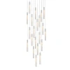 Modern Forms Magic 21 - Light Cluster Cylinder Led Pendant In Polished Nickel