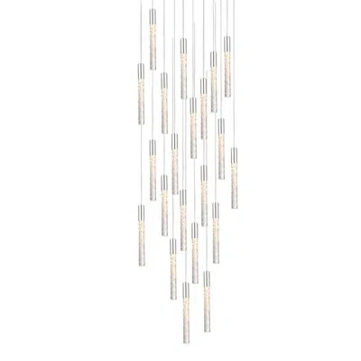 Modern Forms Magic 21 - Light Cluster Cylinder Led Pendant In Polished Nickel