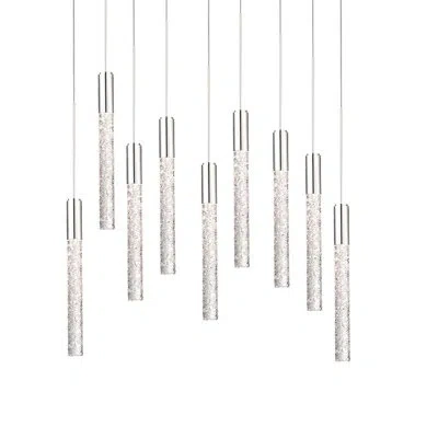 Modern Forms Magic 9 - Light Cluster Cylinder Led Pendant In Polished Nickel