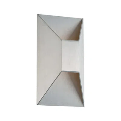 Modern Forms Maglev 2 - Light Led Dimmable Flush Mounted Sconce In Brushed Aluminum