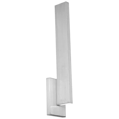 Modern Forms Mako 15" High Brushed Aluminum Led Outdoor Wall Light