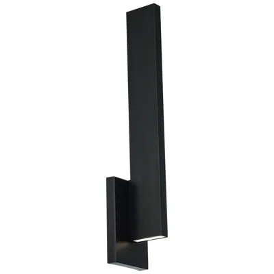 Modern Forms Mako 22" High Black Led Outdoor Wall Light