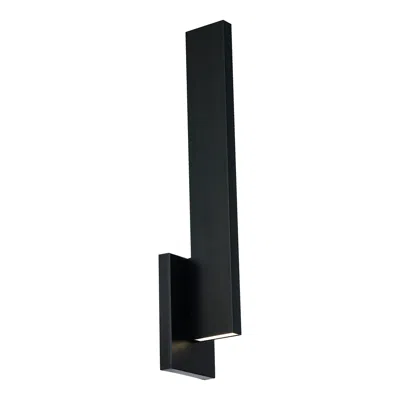 Modern Forms Mako 22"h X 4.5"w 2-light Outdoor Wall Light In Black