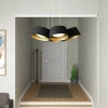Modern Forms Marimba 7-light Drum Chandelier In Gold Leaf