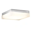 Modern Forms Matrix 1 - Light Square Flush Mount In Titanium
