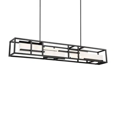 Modern Forms Memory 1-light Led Rectangle Pendant In Black