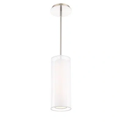 Modern Forms Metropolis Led Mini Pendant In Brushed Nickel