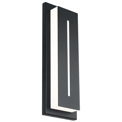 Modern Forms Midnight 16" High Black Led Outdoor Wall Light