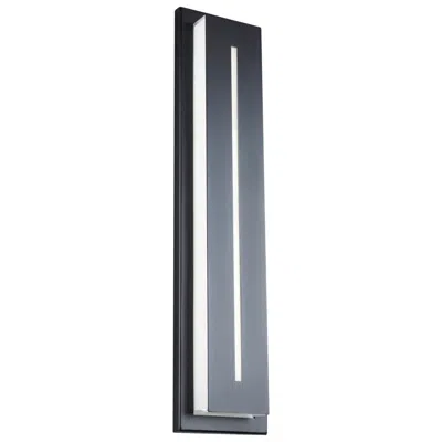 Modern Forms Midnight 26" High Black Led Outdoor Wall Light