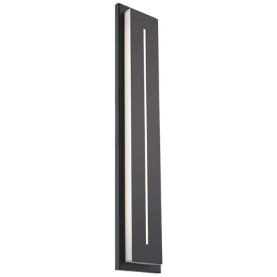 Modern Forms Midnight 36" High Black 3500k Led Outdoor Wall Light