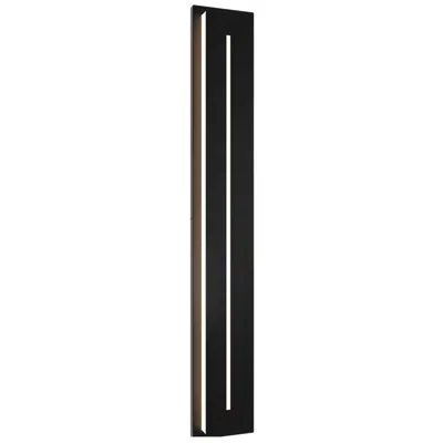Modern Forms Midnight 46"h X 7"w 1-light Outdoor Wall Light In Black
