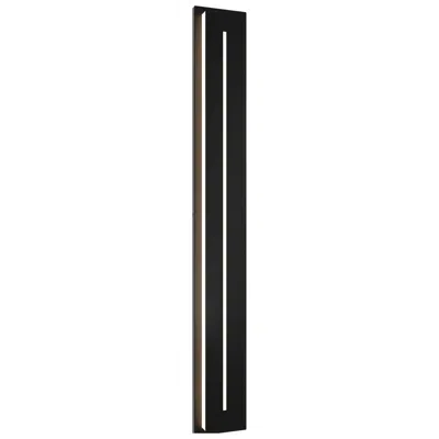 Modern Forms Midnight 66"h X 7"w 1-light Outdoor Wall Light In Black