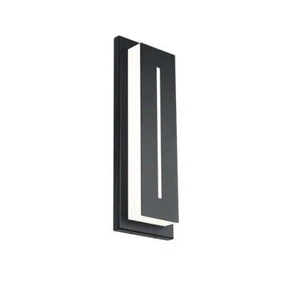 Modern Forms Midnight Black Integrated Led Outdoor Flush Mount