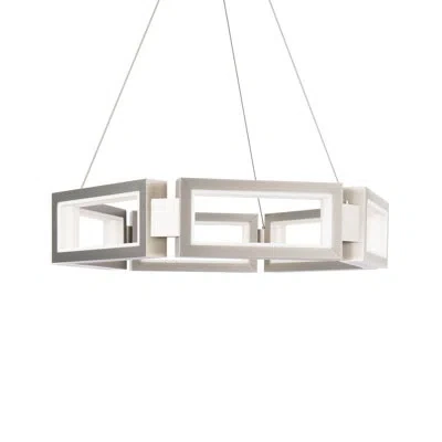 Modern Forms Mies Led Chandelier In Silver