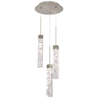 Modern Forms Minx 11 3/4" Wide Antique Nickel 3-light Led Mini Pendant