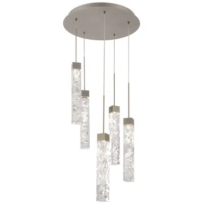 Modern Forms Minx 17" Wide Antique Nickel Led Multi-light Pendant