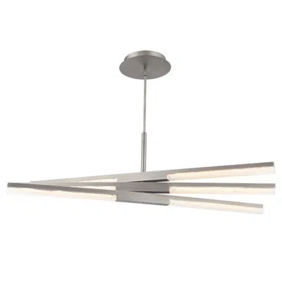 Modern Forms Minx 3 - Light Unique Tiered Led Chandelier In Antique Nickel
