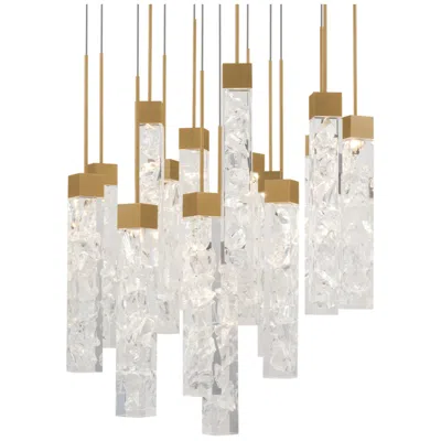 Modern Forms Minx Aged Brass 3000k In Multi