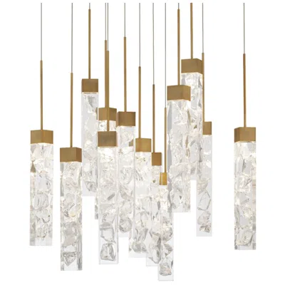 Modern Forms Minx Aged Brass 3000k In Multi
