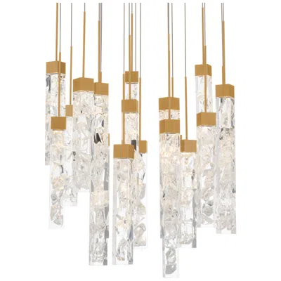 Modern Forms Minx Aged Brass 3000k In Gold