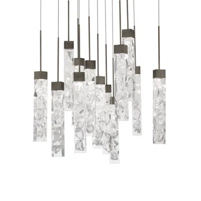 Modern Forms Minx Led Multi-light Pendant In Antique Nickel