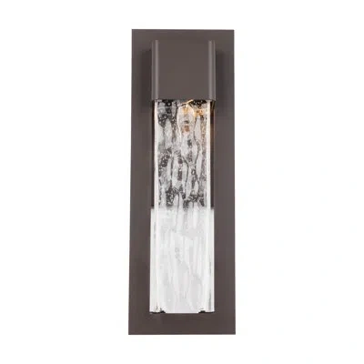 Modern Forms Mist 1 - Bulb Integrated Led Outdoor Armed Sconce In Bronze