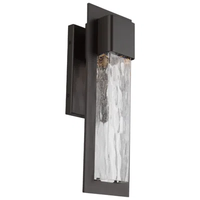 Modern Forms Mist 16" High Bronze Led Outdoor Wall Light In Black