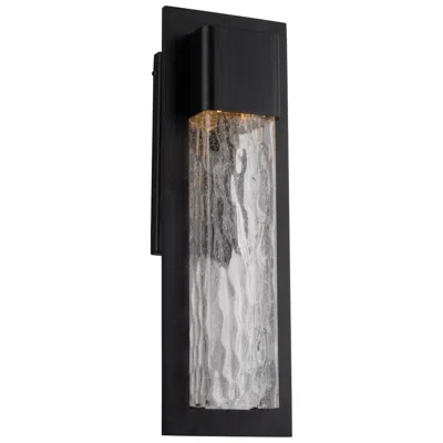 Modern Forms Mist 20" High Black Led Outdoor Wall Light