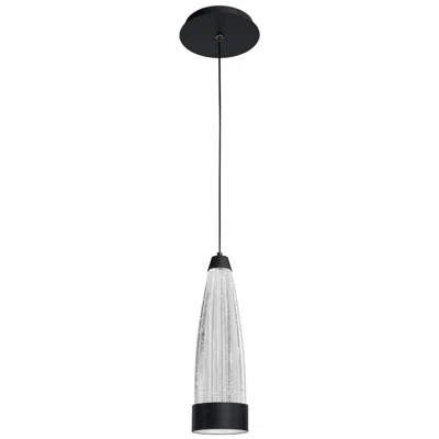 Modern Forms Mystic 12"h X 3.75"w 1-light Pendant In Black