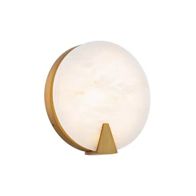 Modern Forms Ophelia 1 - Light Dimmable Flush Mounted Sconce In Aged Brass