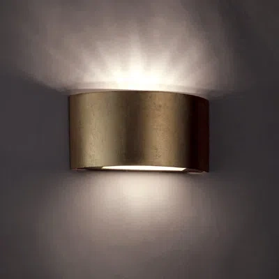 Modern Forms Palladian 1-light Dimmable Bath Bar In Gold Leaf