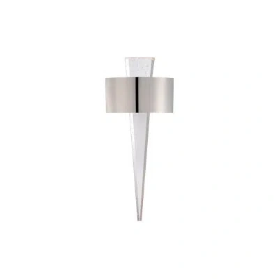 Modern Forms Palladian 1-light Dimmable Bath Sconce In Polished Nickel