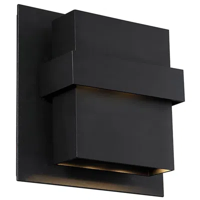 Modern Forms Pandora 11"h X 11"w 2-light Outdoor Wall Light In Black