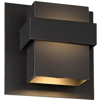 Modern Forms Pandora 9" High Bronze Led Outdoor Wall Light