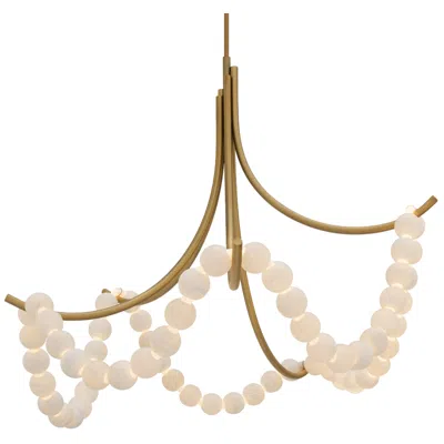 Modern Forms Parel Aged Brass 3000k In Multi