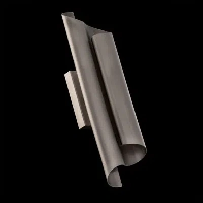 Modern Forms Pirouette Dimmable Led Wall Sconce With Built-in Color Temperature Switch From 2700k/3000k/3500k/400 In Brushed Nickel