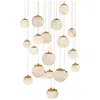 Modern Forms Pisces 21 Light Selectable Cct In Aged Brass In White
