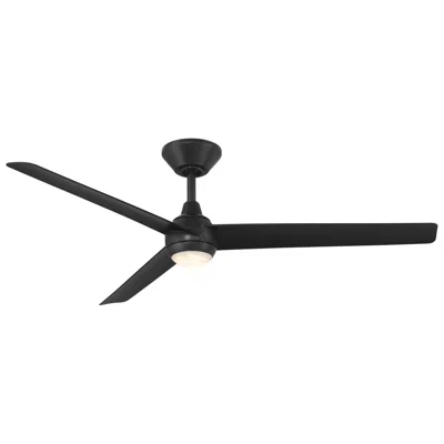 Modern Forms Pisces 3-blade Smart Ceiling Fan In Black